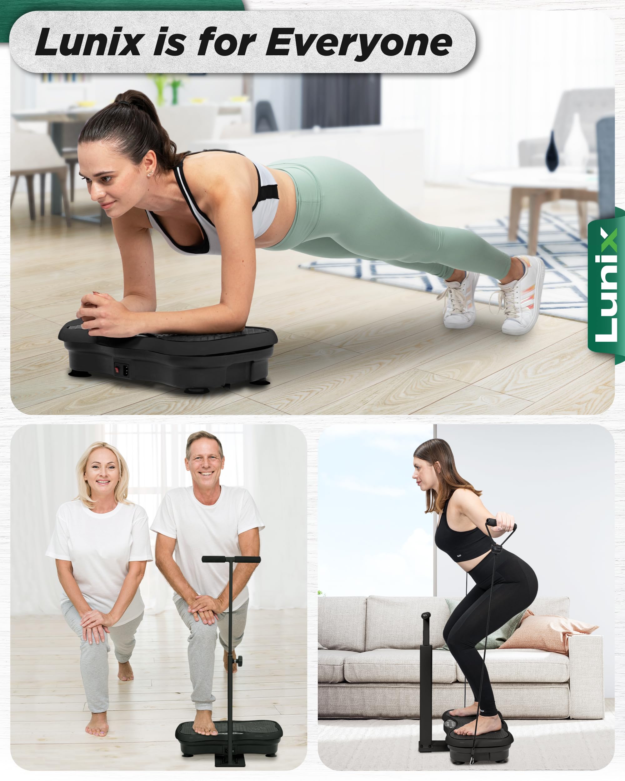 Amazon.com : Lunix LX18 Vibration Plate Exercise Machine with
